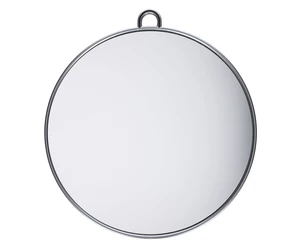 Kruhové zrkadlo Mila Technic - 28 cm, strieborné (0065312) + darček zadarmo