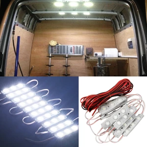 AMBOTHER DC12V LED Module Strip Light Waterproof Reading Car Decorative Lamp + 5M Cable Line