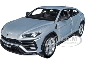 Lamborghini Urus Gray Metallic "NEX Models" 1/24 Diecast Model Car by Welly