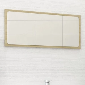 Bathroom Mirror Sonoma Oak 31.5"x0.6"x14.6" Chipboard