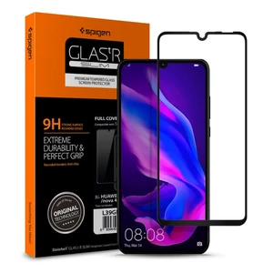 Védőüveg Spigen GLASS Full Cover HD Huawei P30 Lite, Black