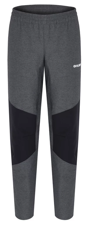 Husky Klass K 164-170, black Dětské softshellové kalhoty