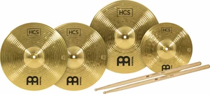 Meinl HCS1314+10S Cymbals HCS Bonus Pack 10/13/14 + 5A Sticks Komplet talerzy perkusyjnych