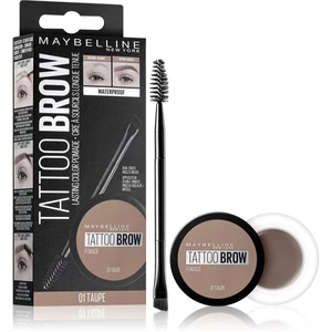 Maybelline Tattoo Brow gélová pomáda na obočie odtieň 01 Taupe