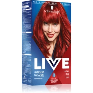 Schwarzkopf LIVE Intense Colour permanentná farba na vlasy odtieň 035 Real Red
