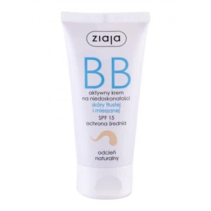 Ziaja BB Cream Oily and Mixed Skin SPF15 50 ml bb krém pro ženy Natural