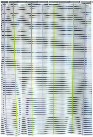 GRUND Koupelnový závěs AMARA bílo-zelený 180x200 cm