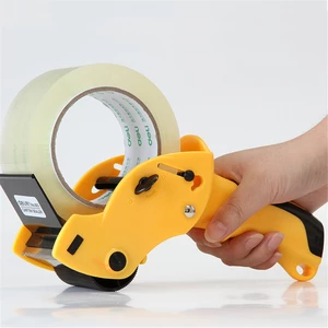 Deli 803 Sealing Tape Machine Packer Seat Tape Cutter Portable Safety Warehouse Packing Machine Tape Dispenser Cutting M