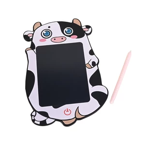 8.5inch LCD Writing Board Color Screen Cow Shape Eye-protection Ultra Thin Digital Drawing Doodle Board Creative Gifts f