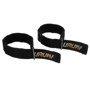 URUAV 2/5Pcs 15X250mm 20X250mm Gradient Metal Buckle Battery Strap Cool Flame Color for RC Battery