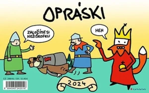 Opráski - stolní kalendář 2024 - jaz