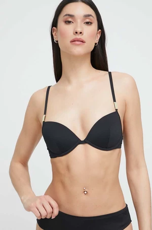 Plavková podprsenka Calvin Klein Underwear černá barva