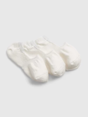 Sada troch párov pánskych "neviditeľných" ponožiek v bielej farbe GAP