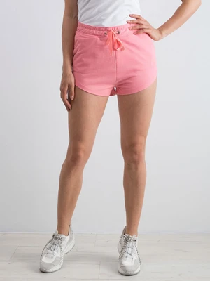 Pink Cotton Shorts