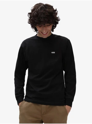 Black Men's T-Shirt VANS Left Chest - Men