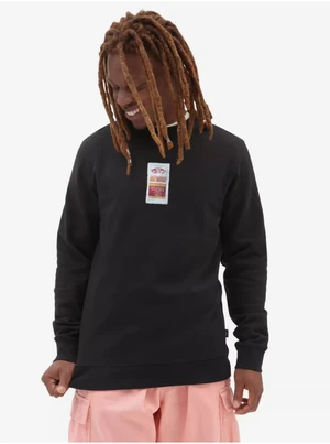 Black Mens Sweatshirt VANS Hot Sauce - Men