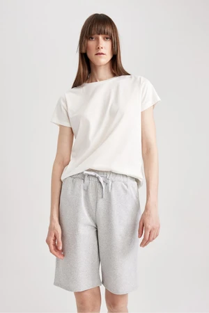 DEFACTO Regular Fit Cotton Bermuda
