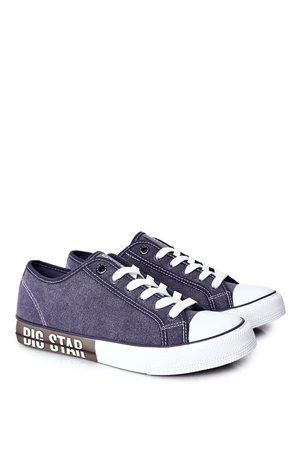 Men's Sneakers Big Star HH174047 Navy Blue