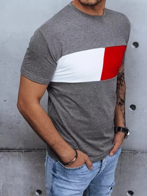 Dstreet Dark Grey Mens Basic T-Shirt