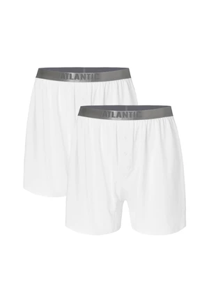 Men's boxers made of Pima cotton ATLANTIC - white