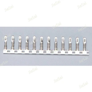 200pcs KF2510-T Crimp Terminal Block Cold-pressed Terminal 2.54mm Splice Phosphor Bronze Terminal Connector Pins