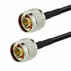 YiNiTone Test cable 20inch/50cm RG58 N Type male to N male plug RF Pigtail Coaxial Coax Jumper Cable for Radio test