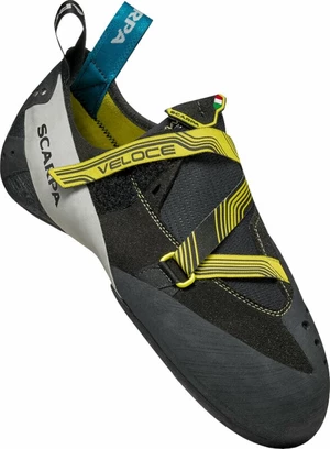 Scarpa Veloce Black/Yellow 45,5 Zapatos de escalada