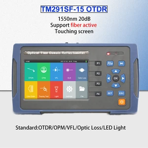 Free Shipping Mini OTDR active fiber 1550nm 1610nm 20dB 80KM fiber Optical Reflectometer OPM VFL OLS Tester SC APC/UPC Connector