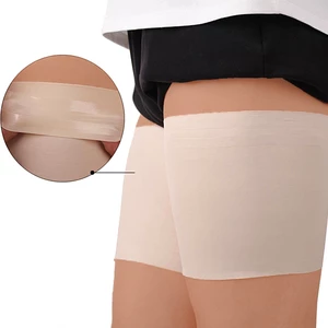 2Pcs Slimmer Band Anti Chafing Thigh Bands Leg Warmers Women Silicone Anti Slip Thigh Leg Bands Summer Lace Anti Friction Thigh