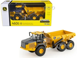 John Deere 460E-11 Articulated Dump Truck Yellow "Prestige Collection" 1/50 Diecast Model by ERTL TOMY