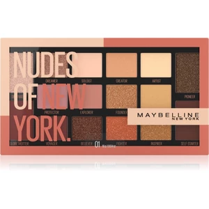 Maybelline Nudes Of New York paletka očních stínů 18 g