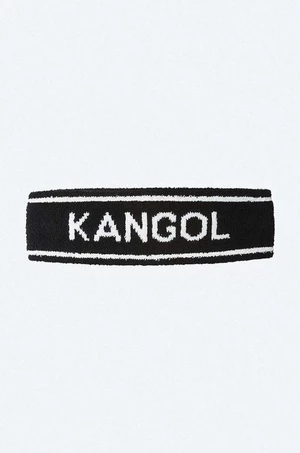 Čelenka Kangol černá barva, K3302ST-WHITE/CIAN