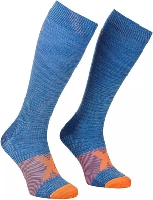 Ortovox Tour Compression Long M Safety Blue 45-47 Socken