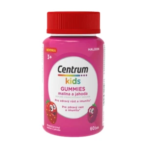 Centrum Kids Gummies multivitamín pro děti malina a jahoda želé 60 ks