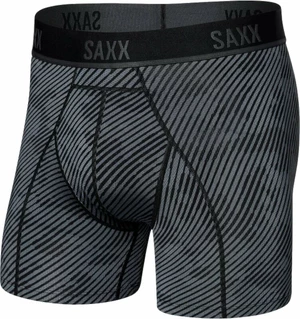 SAXX Kinetic Boxer Brief Optic Camo/Black S Fitness fehérnemű