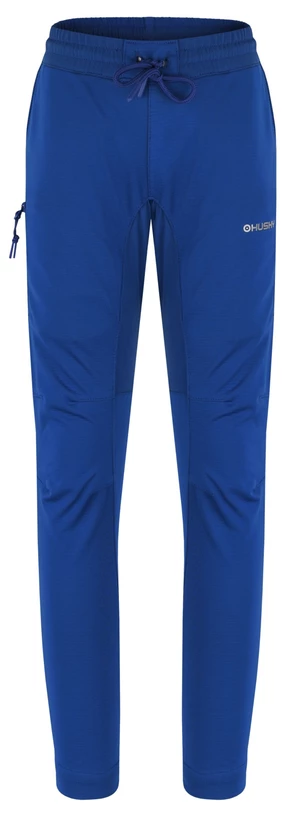 Husky  Klassum K blue, 134 Detské softshellové nohavice
