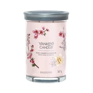 Svíčka YANKEE CANDLE Signature Tumbler 567g Pink Cherry & Vanilla