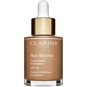 Clarins Skin Illusion Natural Hydrating Foundation rozjasňující hydratační make-up SPF 15 odstín 113C Chestnut 30 ml