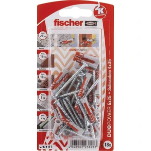 Fischer DUOPOWER sada hmoždiniek 25 mm  535213 1 sada