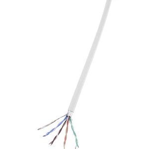 TRU COMPONENTS 1567148 sieťový kábel ethernetový CAT 5e F/UTP 4 x 2 x 0.14 mm² biela 305 m