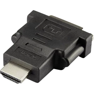Renkforce RF-4212231 HDMI / DVI adaptér [1x HDMI zástrčka - 1x DVI zásuvka 24+1-pólová] čierna