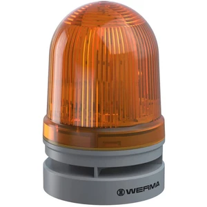Werma Signaltechnik signalizačné osvetlenie  Midi TwinFLASH Combi 12/24VAC/DC YE 461.320.70  žltá  12 V/DC 110 dB