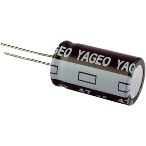 Yageo SE063M6R80B2F-0511 elektrolytický kondenzátor radiálne vývody  2 mm 6.8 µF 63 V 20 % (Ø x v) 5 mm x 11 mm 1 ks