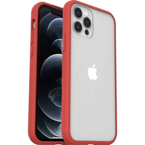 Otterbox React zadný kryt na mobil Apple iPhone 12, iPhone 12 Pro červená, priehľadná