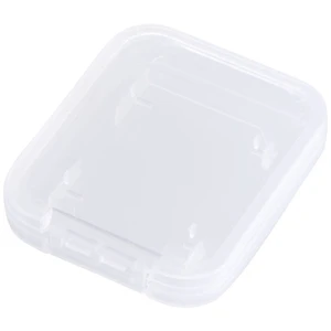 puzdro na pamäťové karty Hama SD Slim Box 00095949, priehľadná