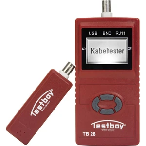 Tester káblov Testboy Testboy 28, vhodný pre USB, RJ11, RJ45, BNC káble