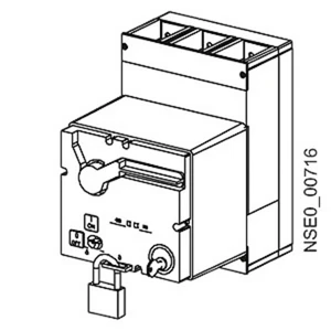 Siemens 3VL9600-3MM00 motorový pohon 1 ks   Spínacie napätie (max.): 250 V DC/AC