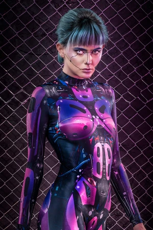 Halloween Costumes 2021 Women's - Cyberpunk Cosplay Robot Costume Adults
