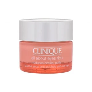 Clinique All About Eyes Rich 30 ml očný krém pre ženy na veľmi suchú pleť; proti vráskam; na opuchy a kury pod očami