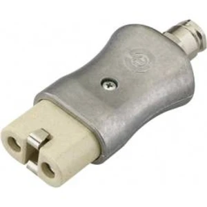 Síťová IEC zásuvka Kalthoff 344K/A/PG, 250 V, 16 A, hliník, 840015